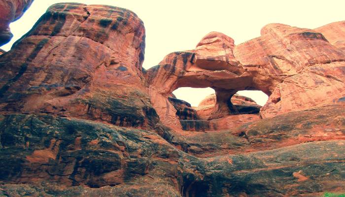 A photo of Skull Rock in Moab, Utah to go with Halloween time and the fear we feel about scary things.