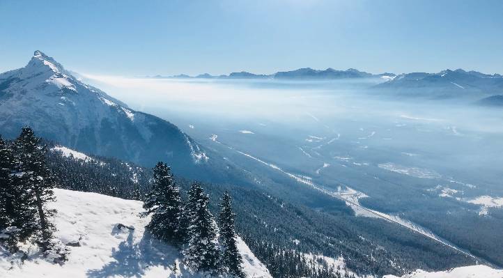 A photo of King Creek Ridge from above, looking down at a spirit cloud in the valley below, taken on Halloween, and showing the meaning of synchronicity as spirits abound on Halloween. We can find messages and meaning in other synchronicities.