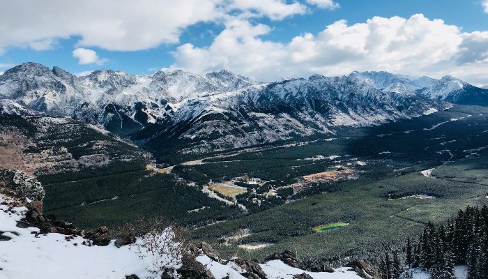 A photo up on top of Little Lawson hike in Kananaskis, Alberta, Canada. Climbing mountains helps in developing patience and tolerance.